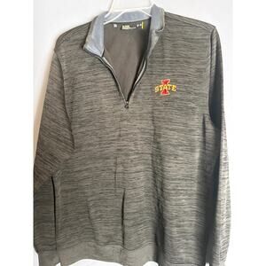 Under Armour Iowa State Cyclones Quarter Zip Pullover Gray Men’s XL
